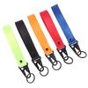 Solid Color Ribbon Keychain Lanyard Business Gift Key Chain For Jdm Car Motorcycle Keychain Key Ring