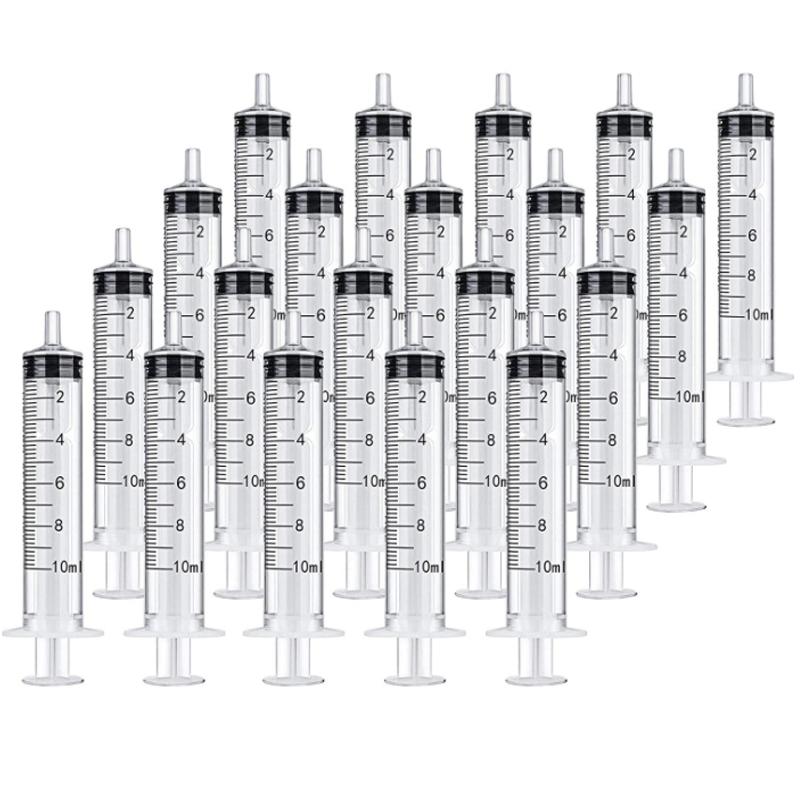 Wholesaale  1ml-10ml 10-20Pcs  Plastic Reusable Nutrient Syringe Hydroponics l Measuring  For Kithchen Too