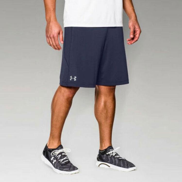 Under Armour Casual Sports Basketball Running Quick-Dry Shorts Men Shorts Navy-Blue 1253527-410