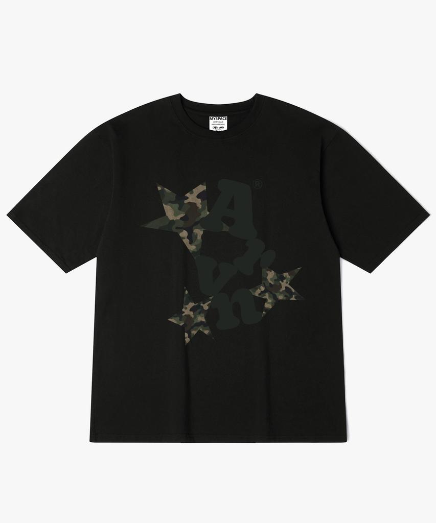 Aleubenkeulleob Arvn Camo Star Icon Short Sleeve T-Shirt