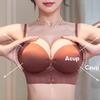 Biustonosz damski push-up z zapięciem z przodu Bezszwowy bez fiszbinów Bez pleców Dodający miseczkę Gruba miseczka Biustonosz Sexy z niskim tyłem Wielofunkcyjny biustonosz Zbierający Bielizna Damska