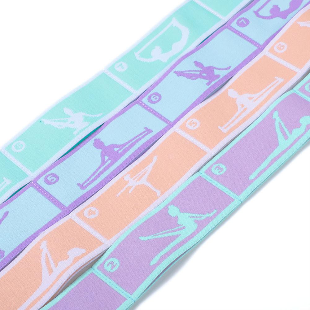 Yoga Stretch Resistance Bands Soft Non-slip Multifunctional Weight Loss Fitness Elastic Band For Physical Therapy
