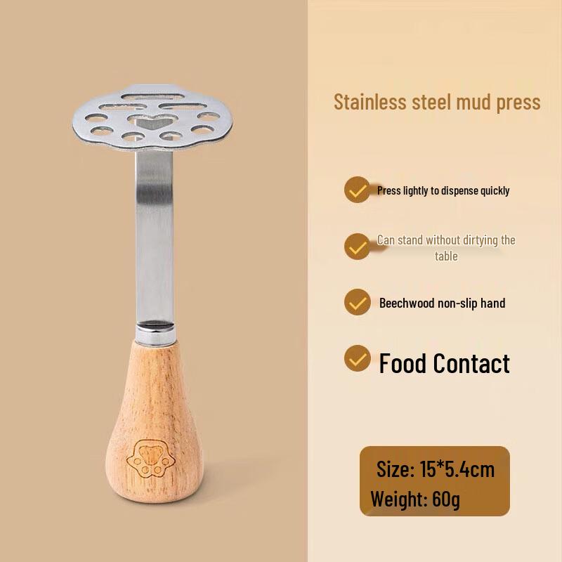 

Stainless Steel Bear Claw Potato Masher