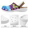 Unisex Beach Garden EVA Clogs Printed Lightweight Breathable Slip On Shoes for Home Bathroom Pool Summer Wear Soft Summer Wear