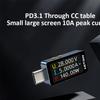 4-28V USB Type-C Power Meter Tester Fast Charge Tester PD3.1 Voltmeter & Ammeter Current Tester PD monitoring for Laptops Phones