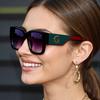 New Fashion Brand Luxury Designer Sunglasses Women  Letter G Square Outdoor Vintage Shades Glasses Summer Travel Sunglasses