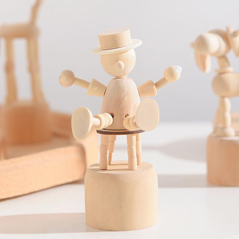 Cute Dancing Puppet Ornament Series Kawaii Animal Ornaments Bedroom Desktop Ornaments Birthday Gifts for Children