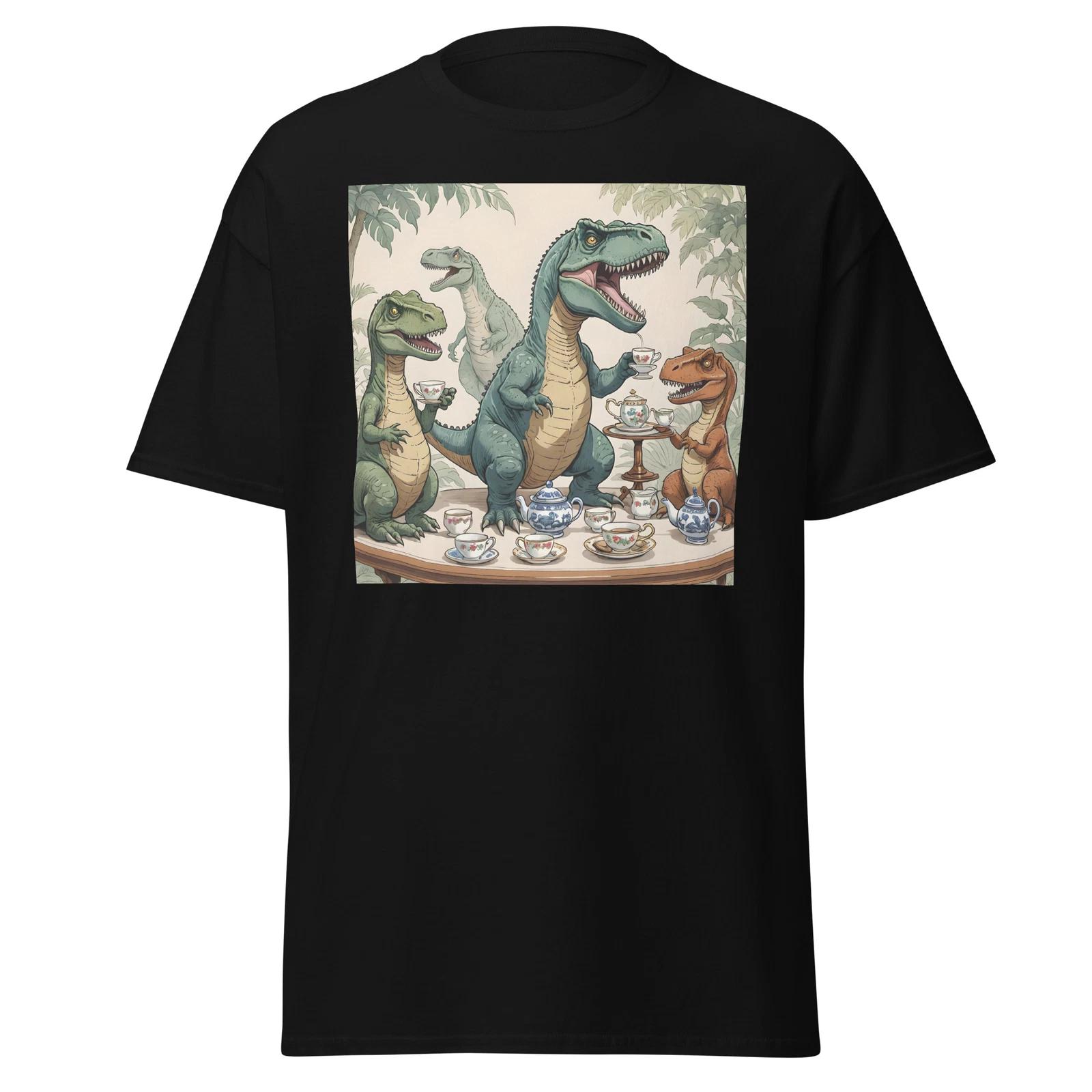 T-Rex Tea Party Unisex classic tee S