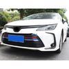 Car Front Fog Light Frame Grills Trim Strip Upper Middle Mesh Net Moulding Lamp Cover Sticker Styling For Toyota Corolla  +