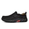 FashionFashion Spring Autumn Men Tooling Male Comfortable Platform Shoes Business Genuine Leather Loafers Slip on Men's Shoes Round Toe