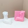 Human Body Flowerpots Silicone Mould Concrete Plasters Candle Holder Molds Decors