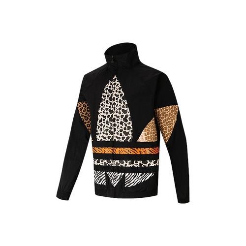 

adidas Originals Trefoil ATM TT Stand Collar Sports Casual Jacket for Men, Black XS чёрный