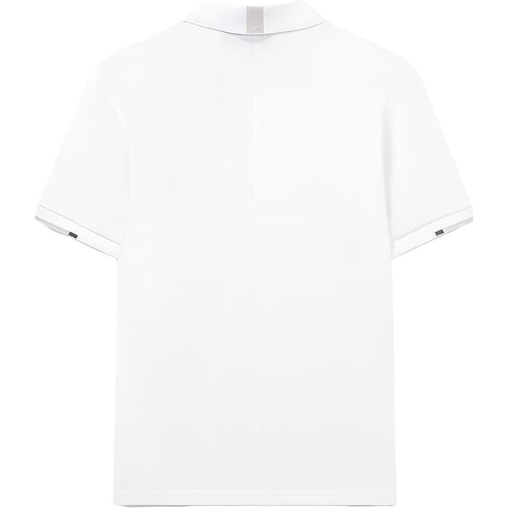 FILA Solid Color Pullover Polo Shirt Men tops White F51M338117AWT
