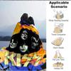1PC KISS Band Blanket Soft Warm All Season Throw for Sofa, Bed, Car, Office Vibrant Colorful Design, Durable & Cozy Gift