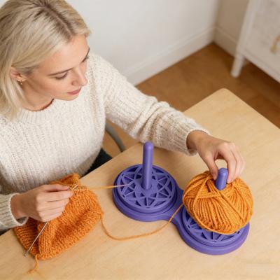 3D spausdintas verpalų suktukas mezgimui, nėrimui, verpalų kamuoliukų suktukas-dozatorius, stovas, siuvinėjimo siūlų laikiklis, laikymo organizatorius