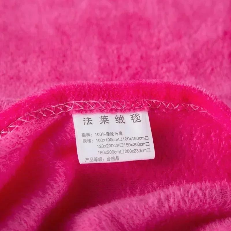 Bedding Winter Blanket Luxury Bed Blanket Anti-Static Fuzzy Warm Soft Faux Fur Blanket Microfiber Throw for Bed Sofa