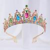 Jewel Bride Bridesmaids Comb Crown Baroque Birthday Wedding Banquet Headwear Crown Headband