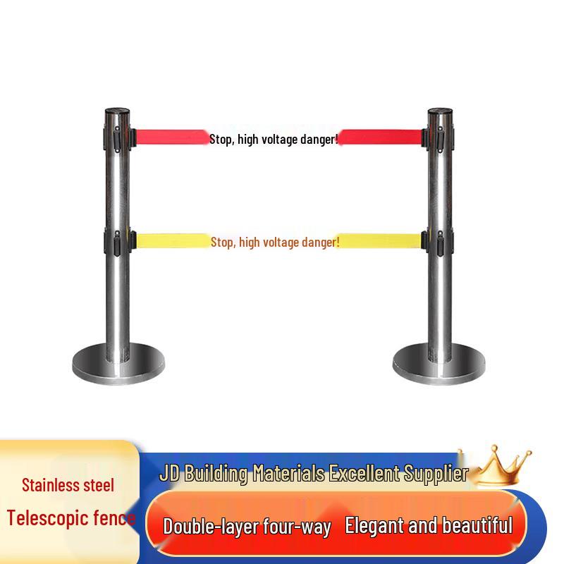 Stainless Steel Retractable Barrier Stanchion 5 meters