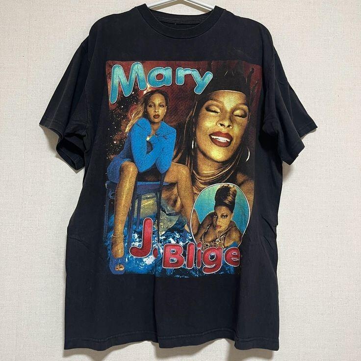 Vintage Boot Mary J Blige 90s Rap Design T-shirt EN462 Unisex T-Shirt XL