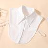 Women's Fashionable and Elegant Encrypted Chiffon Fake Collar Half Shirt Detachable Versatile Accessory Collar XF-C1