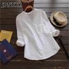 JPNTKY Women's Fashion Casual Solid Color Print Long Sleeve V Neck Blouses & Shirts