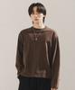 Jemeot Boy Crop Long Sleeve T-Shirt Dark Brown Kjlt2672