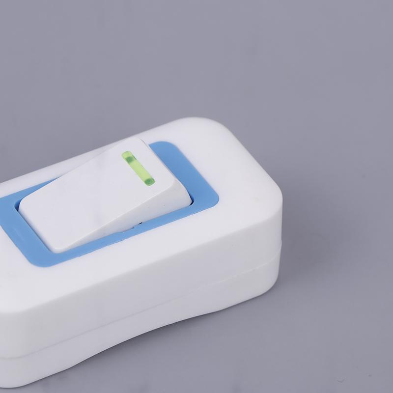 1/5Pcs Small Rocker Button Wiring Switch White Hand Pinch Bedside Small Appliance Push Button Boat Shape Switch