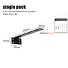 1 Set Heavy Duty Cast Iron Shelves Brackets Floating Shelf Brackets 4Mm Thicked Invisible L Brackets For Shelves Support