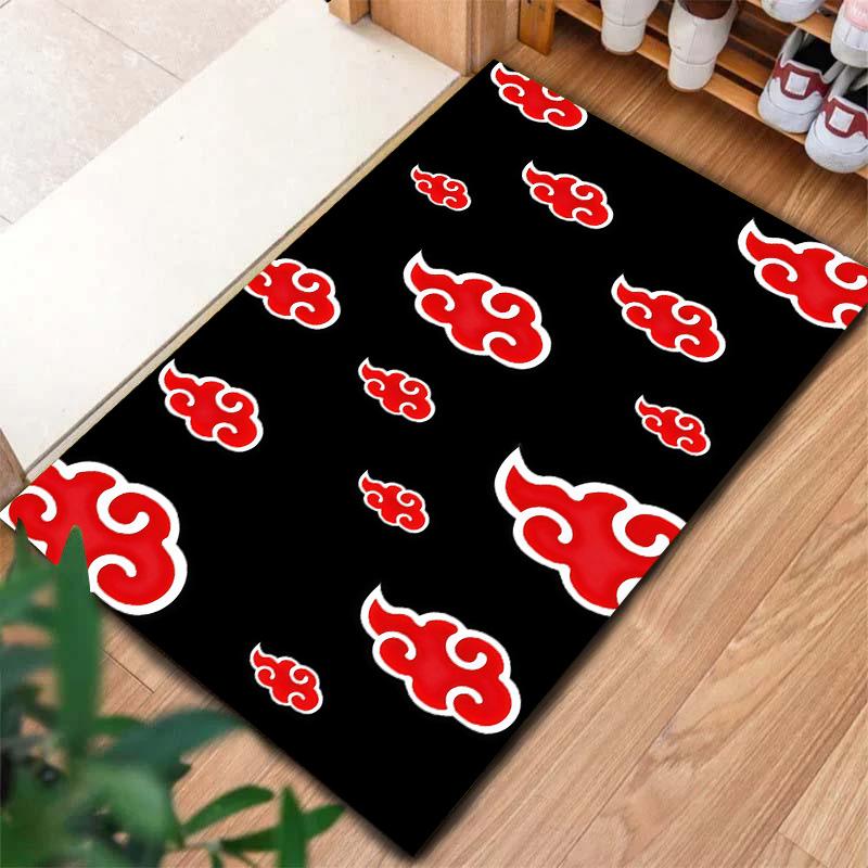 Naruto Teppich für Wohnzimmer Schlafzimmer Zuhause Sofadekoration, rutschfeste Bodenmatte für Kinder zum Spielen