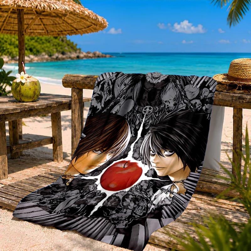 Death Dark Secrets Beach Towel Microfiber Beach Towel, Lightweight and Quick-Dry, for Summer Travel, Swimming Pool Fan Birthday Gift