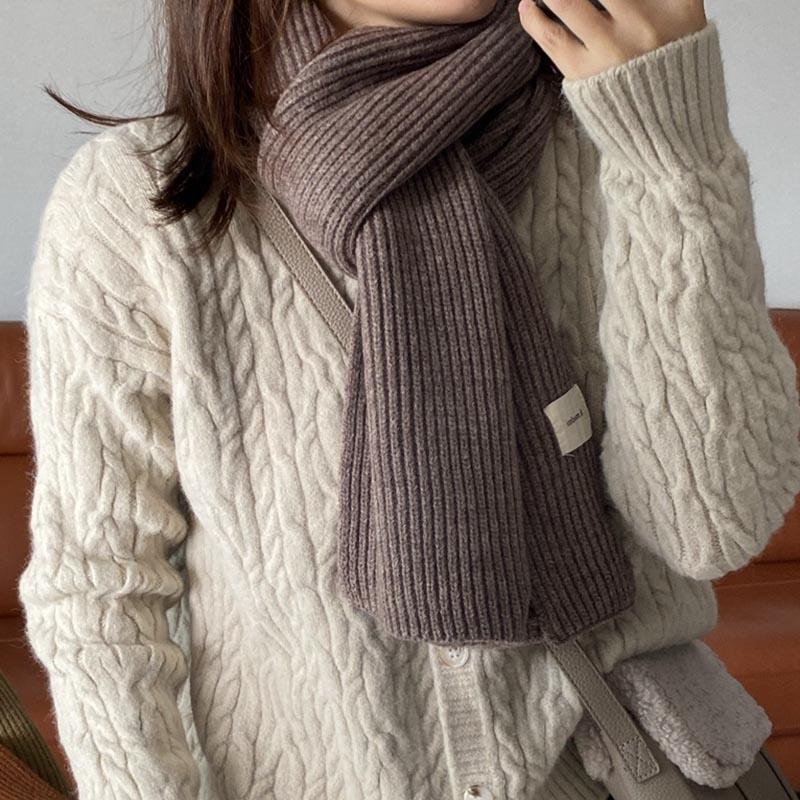 Vinter Dameimitasjon Cashmere Smudged Warm Bag Tykket mykt dusk sjal