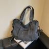 Womens Faux Leather Handbag Large Capacity Casual Shoulder Tote Purse for Travel