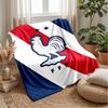 Frankreich Nationalmannschaft Thema Decke Weiche Flanelldecke Plüsch Überwurfdecke Gemütliche Sofa Bettdecke für Heimdekoration