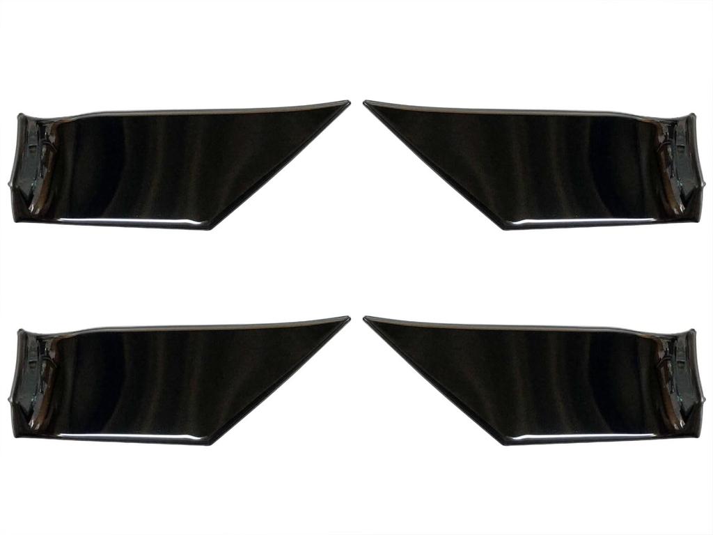 BRIGHTZ Camry Stainless Steel Inner Door Handle Set XVH75 AXVH70/AXVH75 Covers, Black, 4-Piece [INS-DHC-330] AXVH70, AXVH75, XVH70, (70/75)