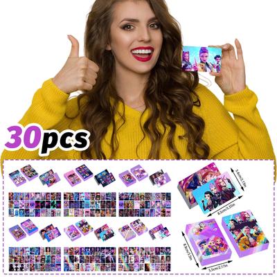 30PCS Double Sided Cards, Premium Printed Collectible Photocards, Stylish Greeting Cards For Fans & Gift