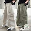 Boys' quick drying work pants 2026 new style, children's mid to large boys' straight leg wide leg casual pants, summer thin version