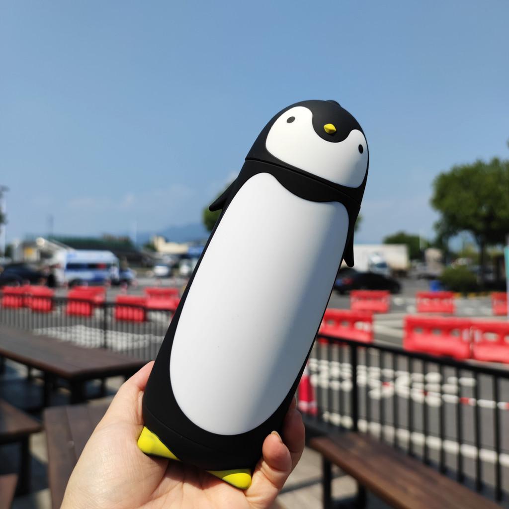 

Cartoon Penguin Travel Mug With Vacuum Insulation For Gifts And Souvenirs чёрный