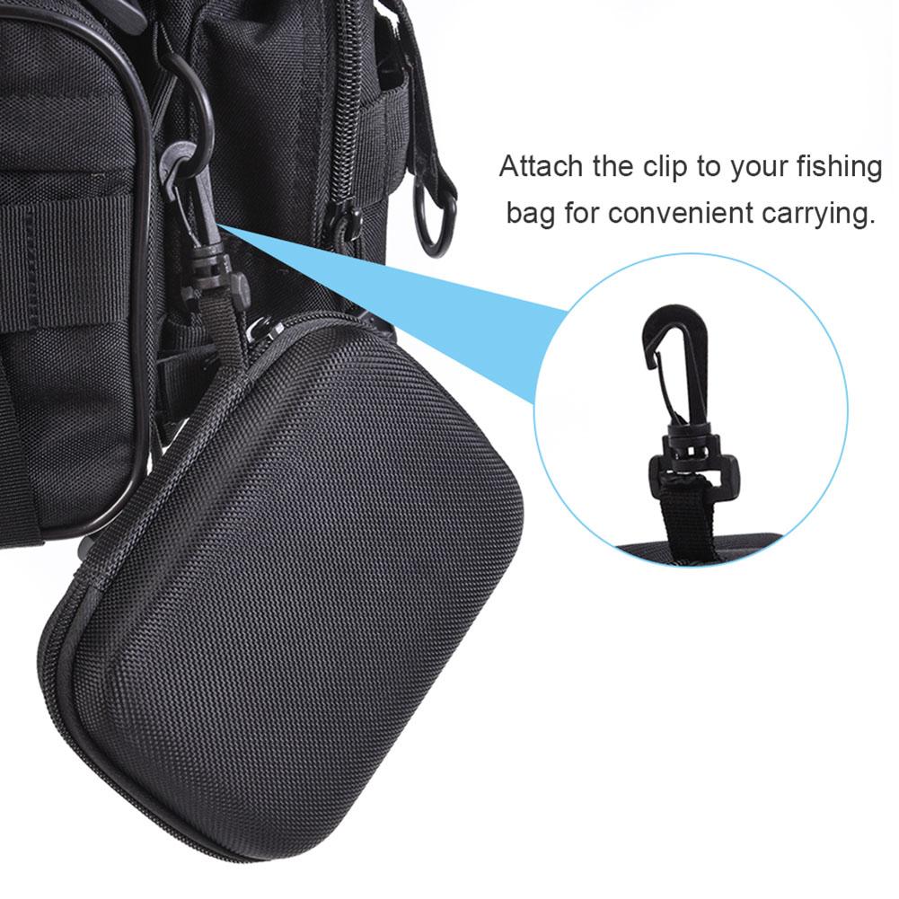 Portable Fishing Flies Bag Ultralight Shock-resistant Double Sided Lure Storage Bag Pouch With Divider Protective Case
