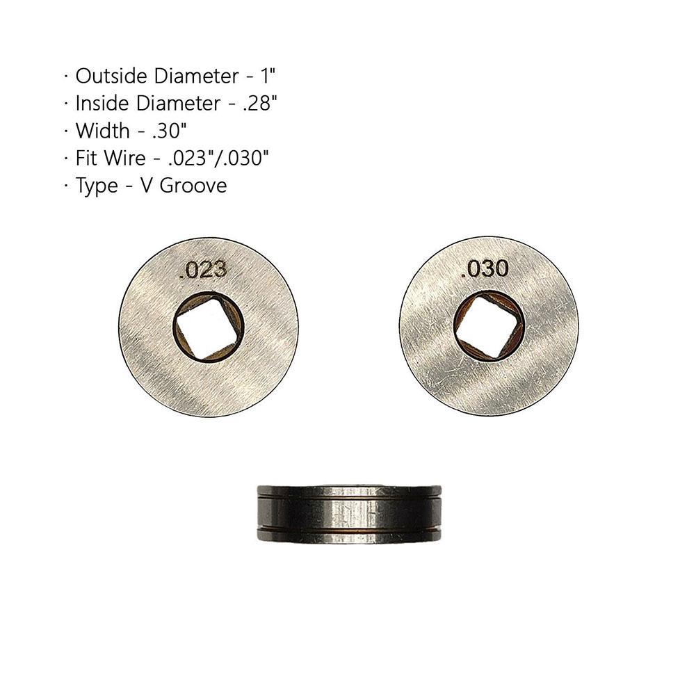 For MIG Welder Drive Roll Replacement 0 023 0 030 0 035 0 045 Knurled V U Groove Wire Feed for Clarke SIP Compatibility