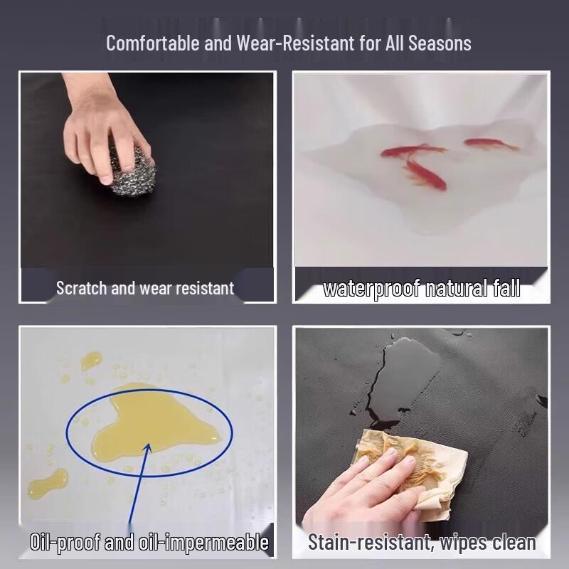 OEING White PVC Waterproof Work Apron