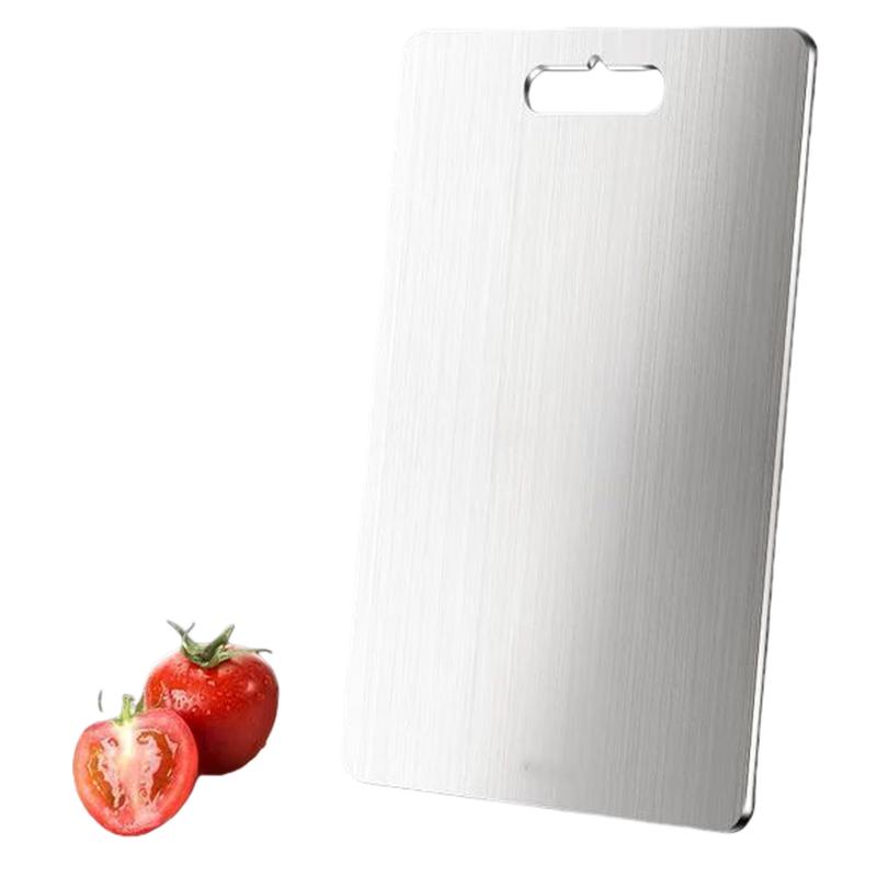 SPACEXPERT Extra Large 304 Stainless Steel Cutting Board 8-Piece Set