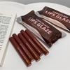 Set di cinque lucidalabbra color cioccolato Rossetto opaco opaco a lunga tenuta Adatto per studentesse