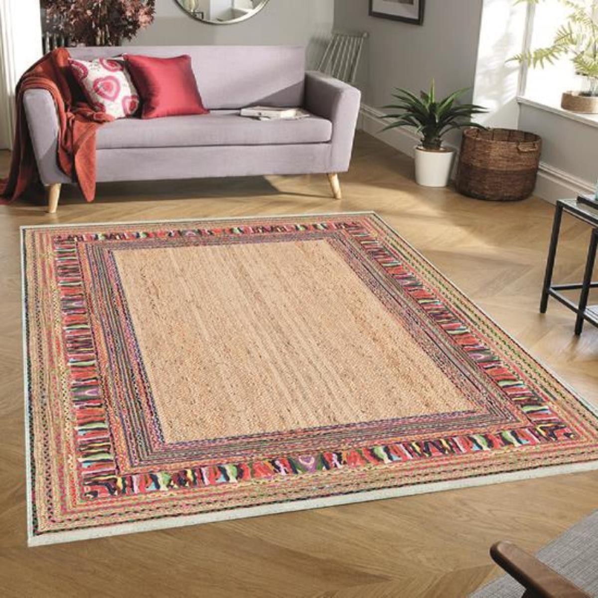 

Декоративный нескользящий моющийся ковер с цифровой печатью DOT-SD-322 40 x 60 белый