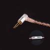 KBEAR Kui Bao 4-Core Oxygen-Free Copper Earphone Cable with Mic, L-Plug