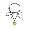 Heart Pendant Necklaces Small Heart Choker Pendant Necklaces Alloy Material Love Pendant Choker for Women Jewelry Gift