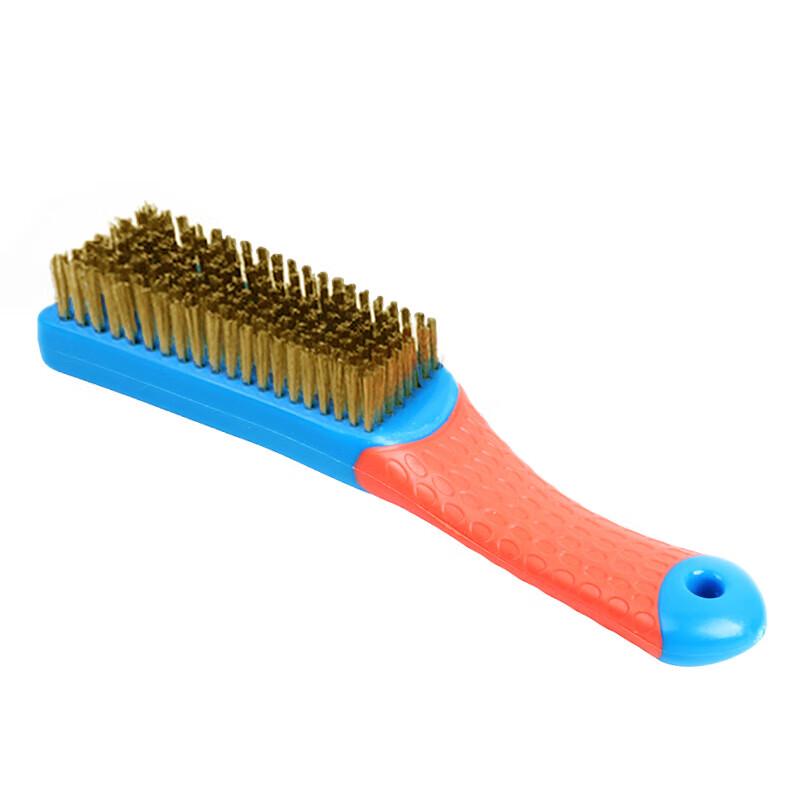LAUTEE Copper Wire Cleaning Brush with Silicone Handle
