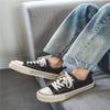Fashion 2024 Hot sale Classic Black Canvas Shoes Men Spring Summer Platform Canvas Sneakers Men Comfort Low-top Mens Vulcanized Shoes