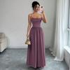 Sexy Damen-Spaghettiträger-Kleid für Abendpartys und formelle Anlässe