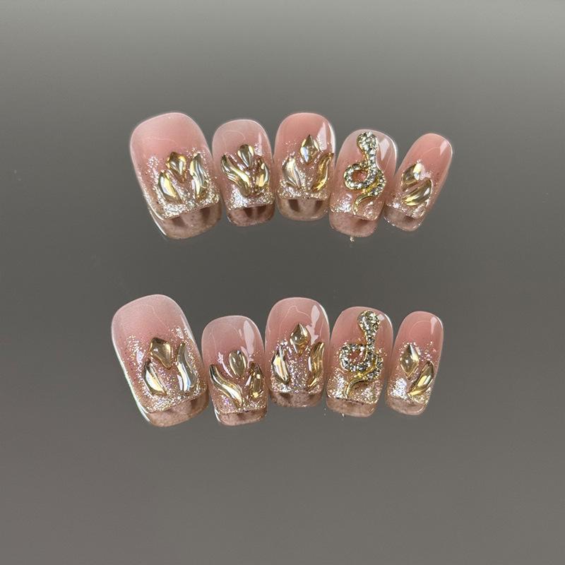 

Millennium Snake: Autumn/Winter Wearable Nail Art Gel Polish – Whitening, Handmade, High-End, Removable Nail Enhancements