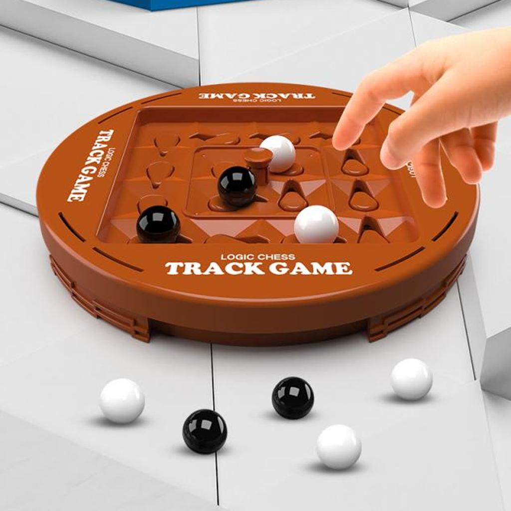 Track Logic Board Game Reliable Thinking Development Easy To Play Educational Track Logic Chess Toy